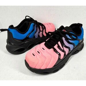 Larnmern Safety Steeltoe Sneakers Ombre Womens 8 Waterproof Slip Resist Shoes EC